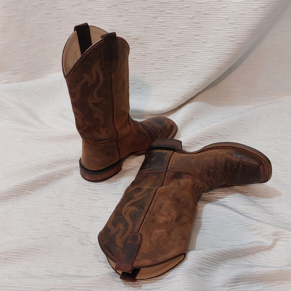 Ariat Cody James Brown Kids' Western Pull-On Boots Size 4